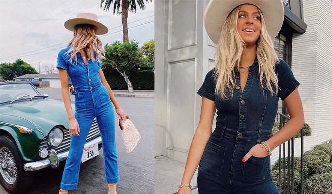 How to Style a Denim Jumpsuit