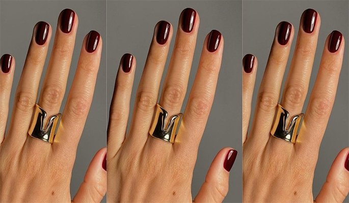 Black Cherry Nails Are The Only Manicure You'll Want All Fall Long